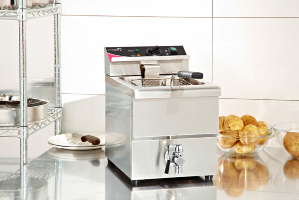 PFT81 Single Basket 8 Litre Fryer with Tap