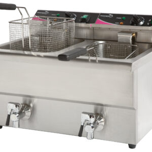PFT82 Double Basket Fryer with Tap